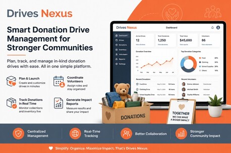 Dallas, Software, Donation Drive Management Software & Nonprofit Donation Tracking Platform