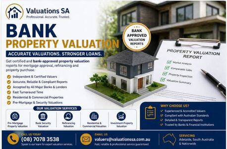 Sydney, Real Estate, Bank Property Valuation Services For Mortgage Approval