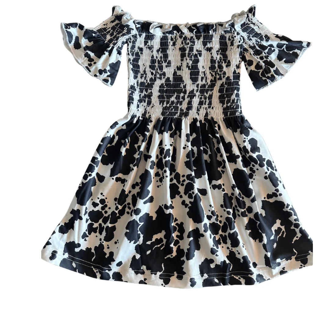 New York, Baby & Kid Stuff, USD 25,  Shop The Trendy Cow Print Twirl Dress &ndash; Perfect For Your Next Adventure!