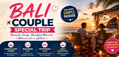 New Delhi, Travel, Bali Couple Special Trip Candle Light Dinner Beach Stay