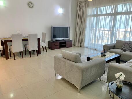 Manama, Apartments, Flats, Houses & Villas, BHD 50000/year,  Furnished,  2 BR,  139 Sq. Meter,  Spacious 2BR Apartment For Sale In Amwaj &ndash; Pool View & Partial Sea View