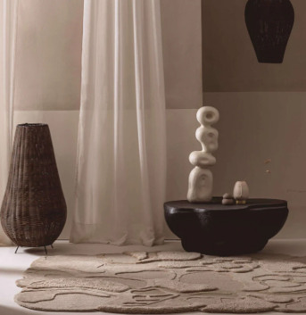 Mumbai, Furniture, INR 33000,  Desert Stone Rug &ndash; Minimalist Style With Warm Tones | Loops By LJ