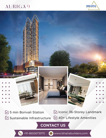 Mumbai, Real Estate, Auriga 9 &ndash; New Luxury Living In Borivali West