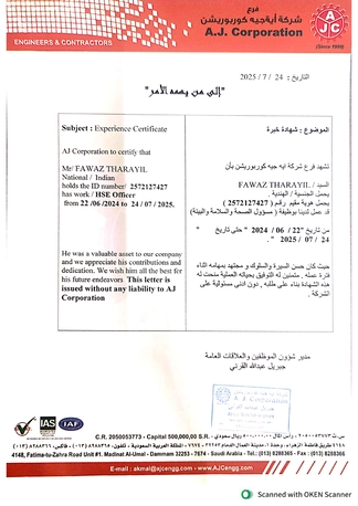 Riyadh, Job Seekers, Safety/ HSE Officer