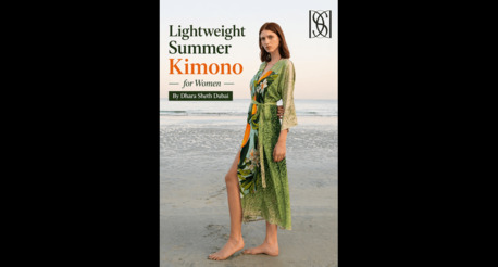 Dubai, Clothing & Accessories, AED 403,  Lightweight Summer Kimono For Effortless Style | Dhara Sheth Dubai