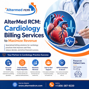 New York, Health, AlterMed RCM: Cardiology Billing Services To Maximize Revenue