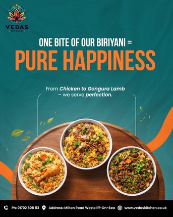 London, Food & Drink, Indian Restaurant Near Milton Road - Vedas Kitchen