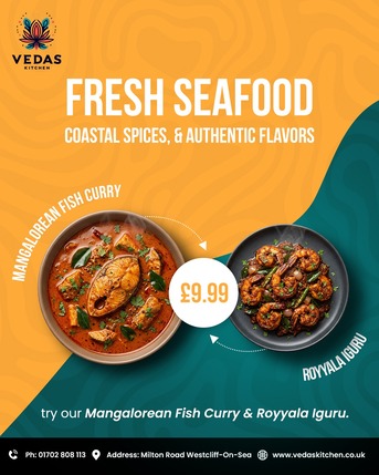 London, Food & Drink, Indian Restaurant Near Milton Road - Vedas Kitchen