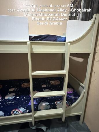 Al Ghubayrah, Baby & Kid Stuff, SAR 900,  Stylish Kids Bunk Bed &ndash; Excellent Condition