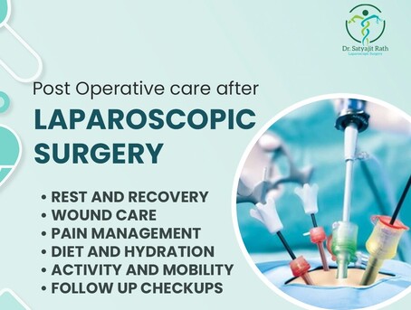 Bhubaneswar, Health, Post Operative Care | Laparoscopic Surgeon In Bhubaneswar | Dr Satyajit Rath