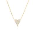 Elegant Heart Paperclip Necklace - Alev Jewelry