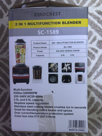 Riyadh, Appliances, SAR 55,  Multifunction Juicer & Blender