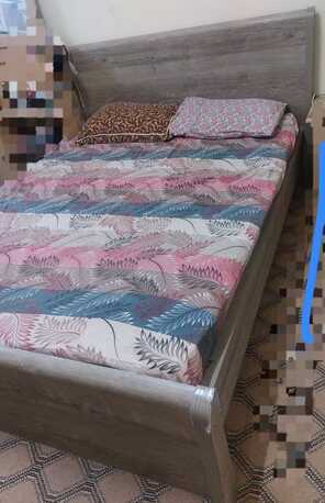 Al Wizarat, Furniture, SAR 1050,  Home Box Queen Size Bed With Home Box  Mattress Still Under Warranty & Other Stuff