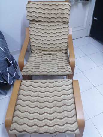 Al Rehab, Furniture, SAR 350,  IKEA Reclining / Resting Chair With Footrest &ndash; Excellent Condition