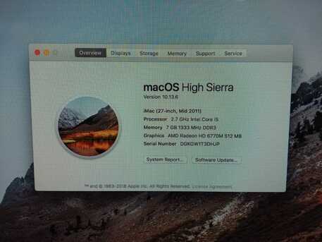 Riffa, Computers, BHD 45,  Apple IMac 27&rdquo; &ndash; Big Screen, Smooth Performance &ndash; Best Deal!