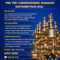 Pre‑Commissioning Leadership &ndash; Shutdown Phase (Saudi Arabia) - Jubail