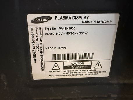 Jeddah, Household Items, SAR 1,  Samsung Plasma And LG TV