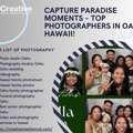 Capture Paradise Moments &ndash; Top Photographers In Oahu Hawaii!