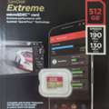 SanDisk Extreme 512GB MicroSDXC UHS-I Card For Safe Available Now