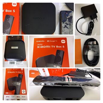 Riyadh, Electronics, SAR 160,  Xiaomi TV Box S 4K 2nd Gen &ndash; Full Kit &ndash; Excellent Condition