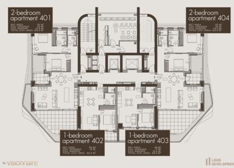 Nicosia, Real Estate For Sale, EUR 906993,  1 BR,  6208 Sq. Meter,  Branded Tower 1-Bedroom Apartments In Limassol, Cyprus