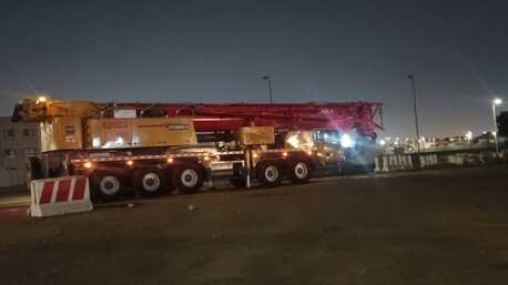 Makkah, Logistics, Mobile Cranes (Include 200ton 300ton 100ton 50ton 30ton) All Latest Models