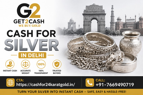 Delhi, Financial, Cash For Silver In Delhi &ndash; Sell Silver & Get Instant Cash At Best Price