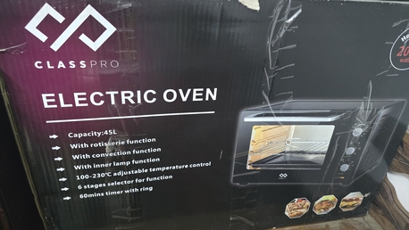 Riyadh, Appliances, SAR 200,  Electric Baking Oven 45L 2kw