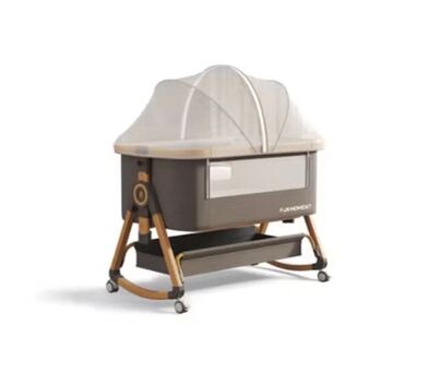 Al Tubaishi, Baby & Kid Stuff, SAR 200,  Almost New Rocking Baby Crib For Sale