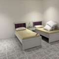 BHD 20, Two Single Bed With Mattress