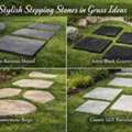Stylish Stepping Stones In Grass | East Yorkshire Stone