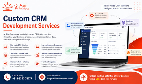 Pune, Business, Custom CRM Development Services | RiseCommerce Solutions