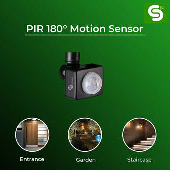 Noida, Electronics, PIR Motion Sensor &mdash; Wall Mount, Ceiling Mount, Mini & Adjustable PIR Sensor | Esysense
