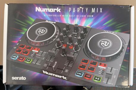 Jeddah, Electronics, SAR 300,  Numark Party Mix DJ Controller &ndash; Like New (Box Opened Only)