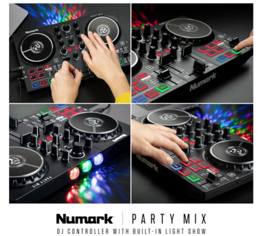 Jeddah, Electronics, SAR 300,  Numark Party Mix DJ Controller &ndash; Like New (Box Opened Only)
