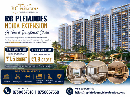 Greater Noida, Real Estate, RG Pleiaddes &ndash; Best 3 BHK In Greater Noida West