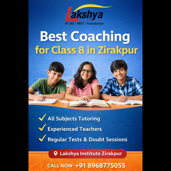 Chandigarh, Lessons Offered, Best Coaching For Class 8 In Zirakpur Result-Oriented