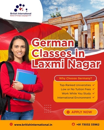 Laxmi Nagar, Education, German Classes In Laxmi Nagar