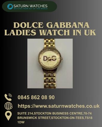 London, Clothing & Accessories, Dolce Gabbana Ladies Watch In Uk