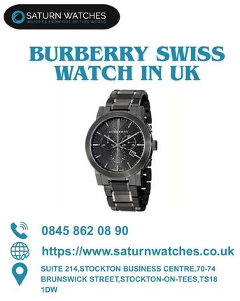 London, Clothing & Accessories, Burberry Swiss Watch In UK