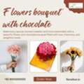 Flowers Bouquet With Chocolate