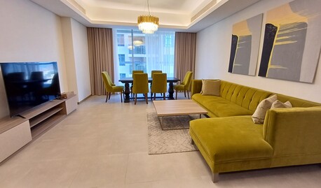 Juffair, Apartments, Flats, Houses & Villas, BHD 650/month,  Furnished,  3 BR,  130 Sq. Meter,  Wonderful 3BR | Superbly Furnished | Cozy | Big Balcony | Luxury Living | Near Us Navy Bas