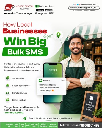 Gurgaon, Marketing, Grow Your Local Business Faster With Bulk SMS Marketing