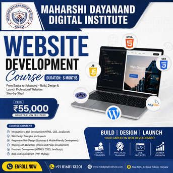 New Delhi, Education, Website Development Course