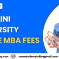 Shoolini University Online MBA Fees