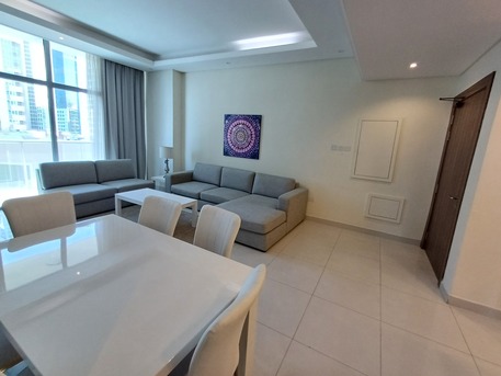 Juffair, Apartments, Flats, Houses & Villas, BHD 420/month,  Furnished,  2 BR,  120 Sq. Meter,  Stunning | Beautiful & Bright | Nicely Furnished | Balcony | Near Juffair Mall
