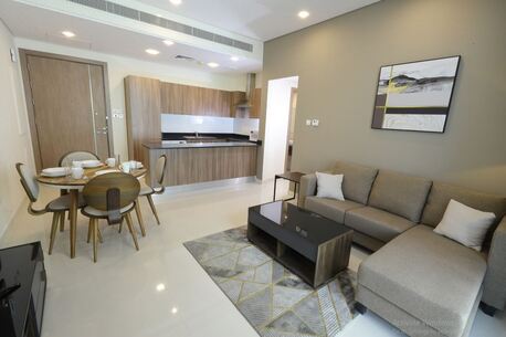 Juffair, Apartments, Flats, Houses & Villas, BHD 300/month,  Furnished,  1 BR,  85 Sq. Meter,  Luxury Flat | Family Building | Balcony | Wifi & Hk Service | With CPR Address | Near Juff