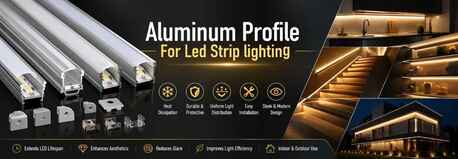 New Delhi, Materials, INR 999,  Aluminum Profile For LED Strip Lighting