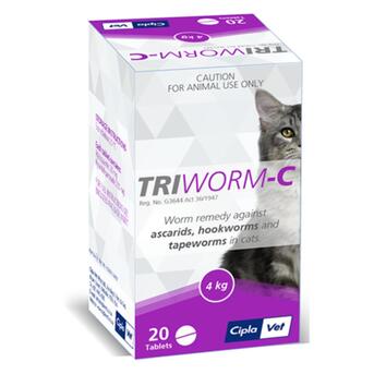 New York, Pet Supplies, USD 12,  Triworm C Dewormer For Cats - Up To 30% OFF - PetCareClub