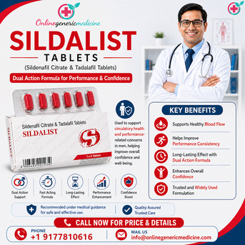 New York, Health, Sildalist Tablets (Sildenafil & Tadalafil) Onlinegenericmedicine